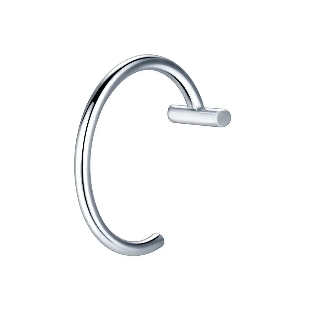 1PC Fashion Stainless Steel Fake Nose Ring Non-Pierced Hip Hop C Clip Lip Ring Women Body Jewelry